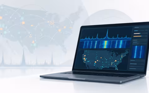 A generic picture of a laptop running a worldwide DX "app"